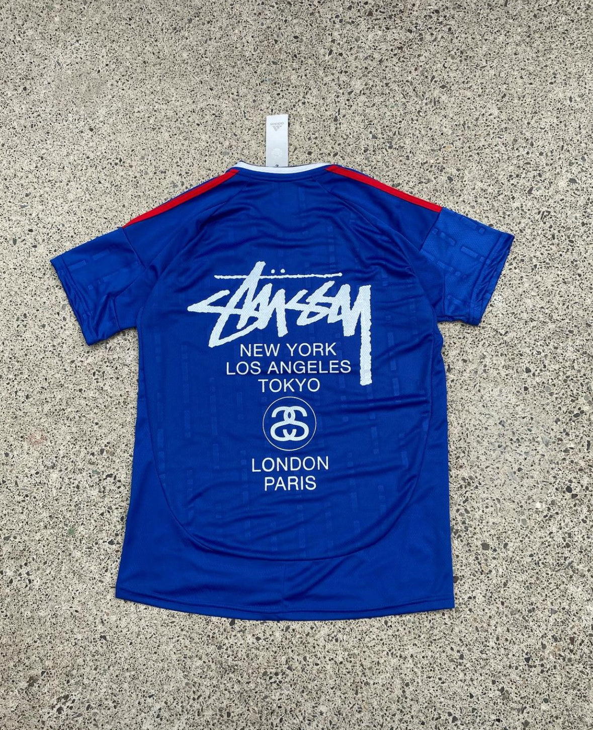 ITALY X STUSSY - JERSEY BLUE