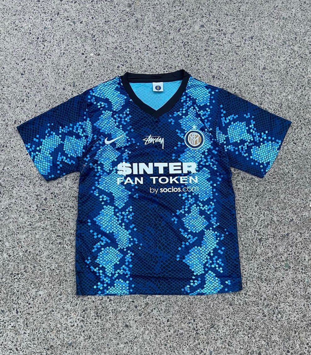 STUSSY X “INTER” JERSEY - BLUE (Special Edition)