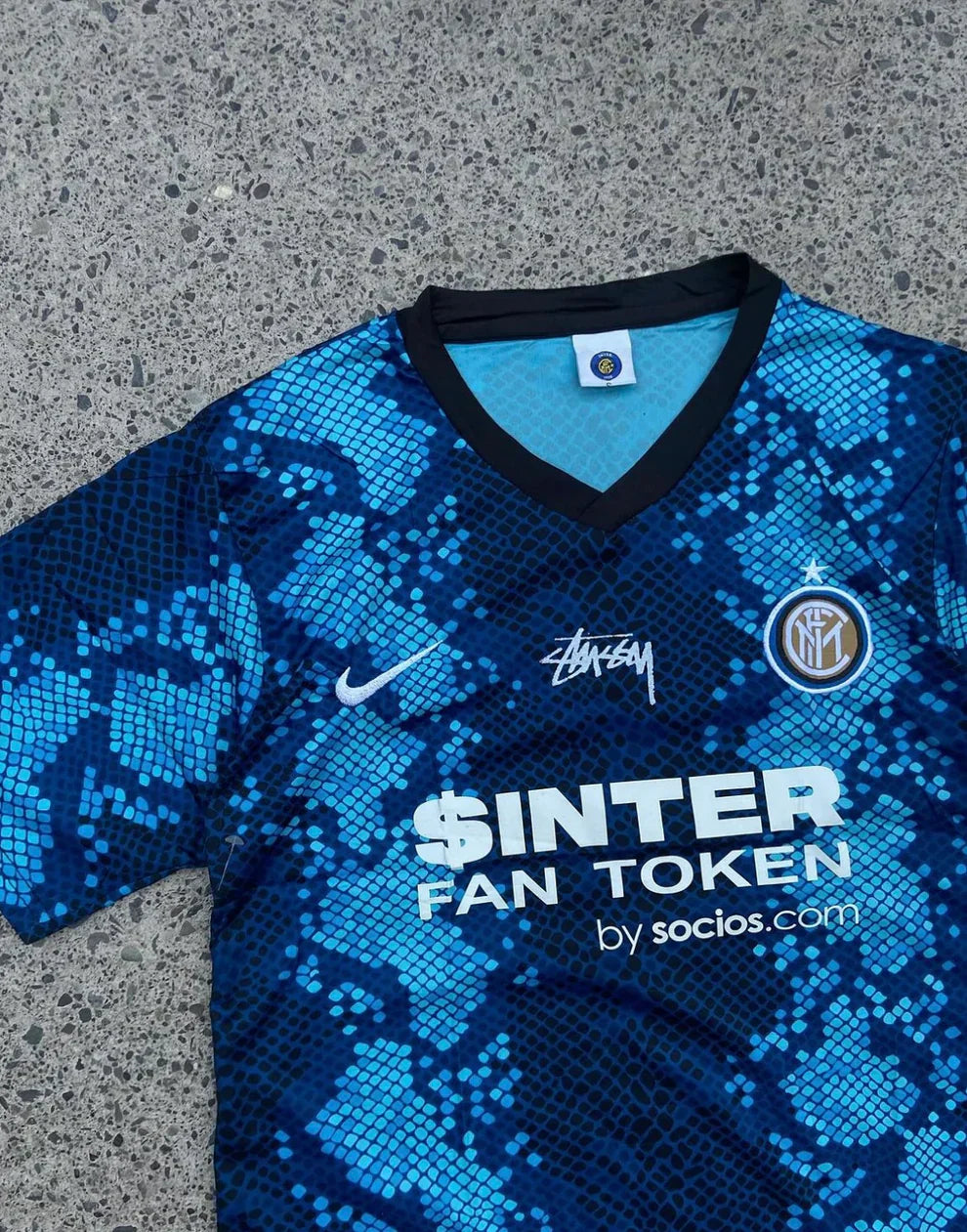 STUSSY X “INTER” JERSEY - BLUE (Special Edition)