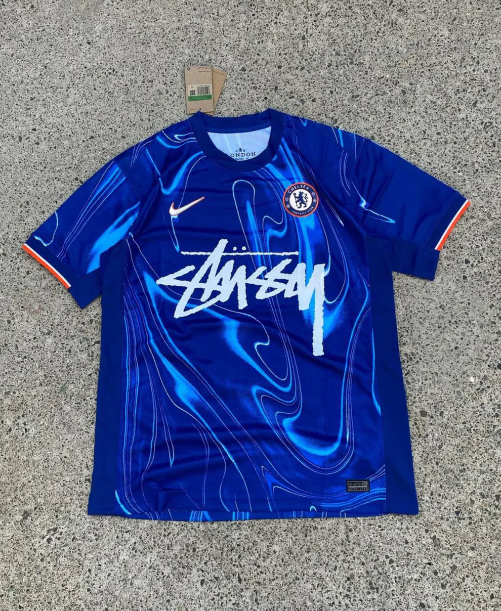 STUSSY X “CHELSEA” JERSEY - BLUE (2024/25 Edition)