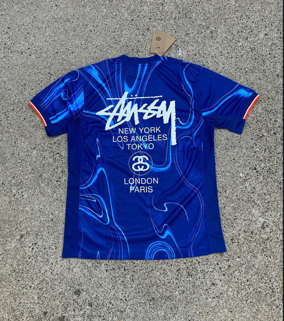 STUSSY X “CHELSEA” JERSEY - BLUE (2024/25 Edition)
