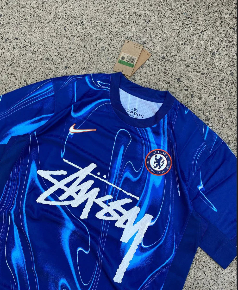 STUSSY X “CHELSEA” JERSEY - BLUE (2024/25 Edition)