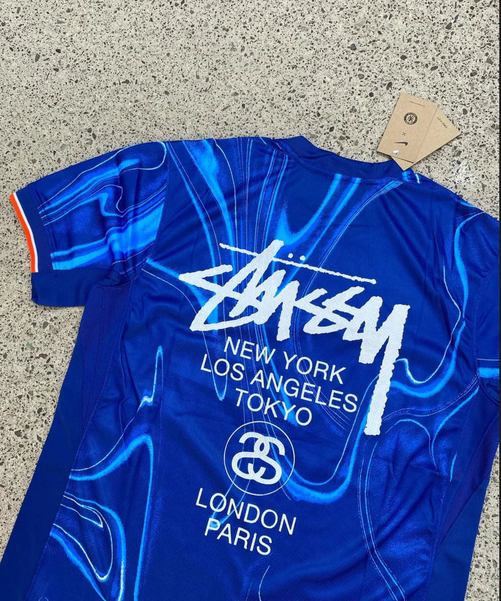 STUSSY X “CHELSEA” JERSEY - BLUE (2024/25 Edition)