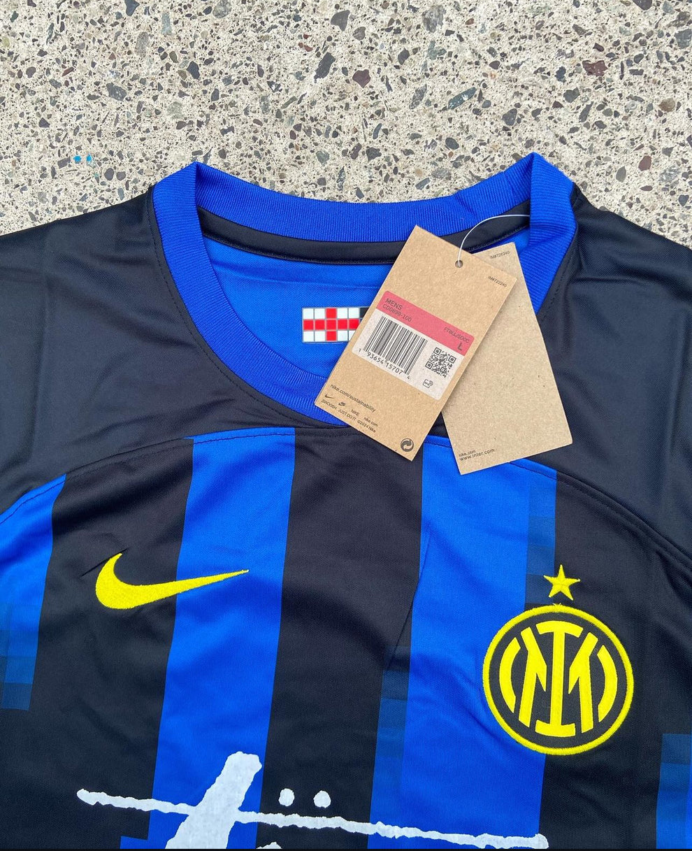 STUSSY X “INTER” JERSEY - BLUE/BLACK